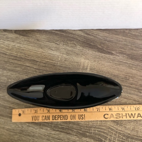 Vtg Beauceware Pottery MCM Black Ceramic Planter - Picture 14 of 14